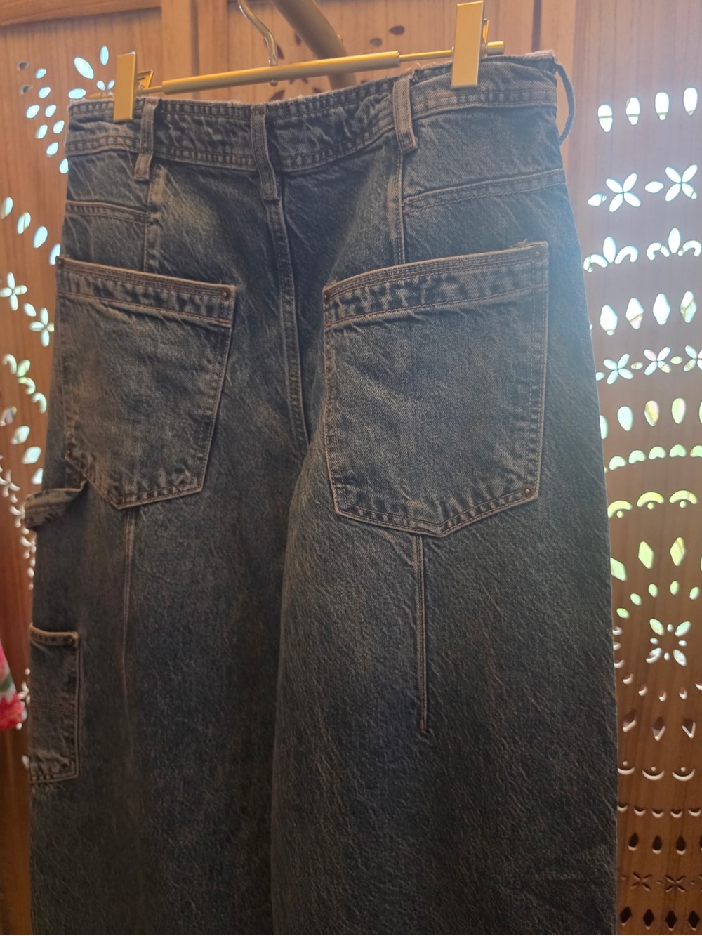 NWOT Free People Loren Carpenter Barrel Jeans - Picture 8 of 14